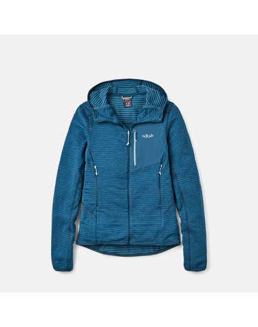 Rab 어센더 라이트 후디(여) Tempest Blue