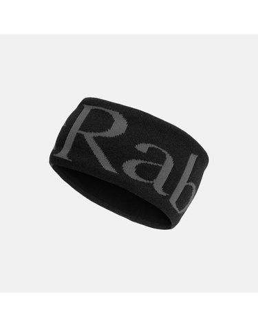 Rab 니트 로고 헤드밴드 Anthracite