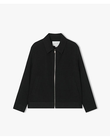 [25SS] LLS22502 블랙 오버핏 집업 트러커 자켓
