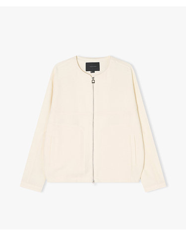[25SS] LLS32502 크림 칼라리스 집업 자켓