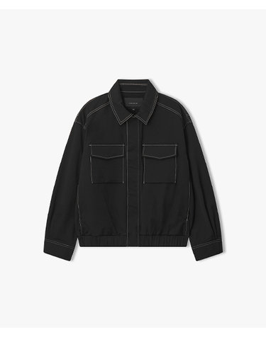[25FW][차은우 PICK] LLF32650 블랙 스티치 셋업 자켓
