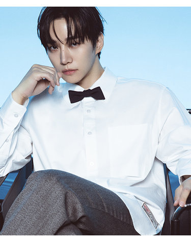 [이준호 PICK][26SS] LMS31760 화이트 오버핏 타이셋업 셔츠