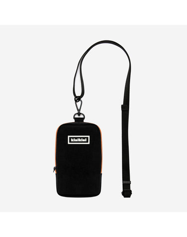 SIGNATURE CROSS POOP BAG-BLACK/ORANGE(크로스 풉백)