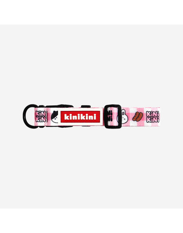 키니키니 BRUNCH CHECK COLLAR-PINK(목줄)