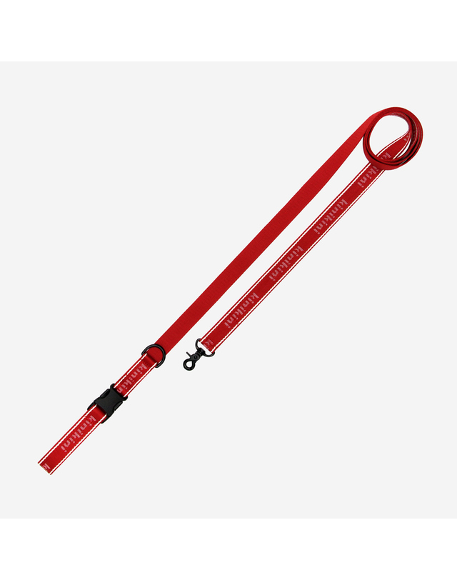 키니키니 ORIGINAL KINI LOGO LEASH-RED(리드줄) 착용컷