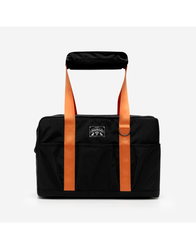 키니키니 SIGNATURE CARRIER BAG-BLACK(캐리어백) 착용컷