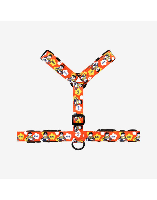 키니키니 RIDING DODO HARNESS-ORANGE(하네스-H형) 착용컷