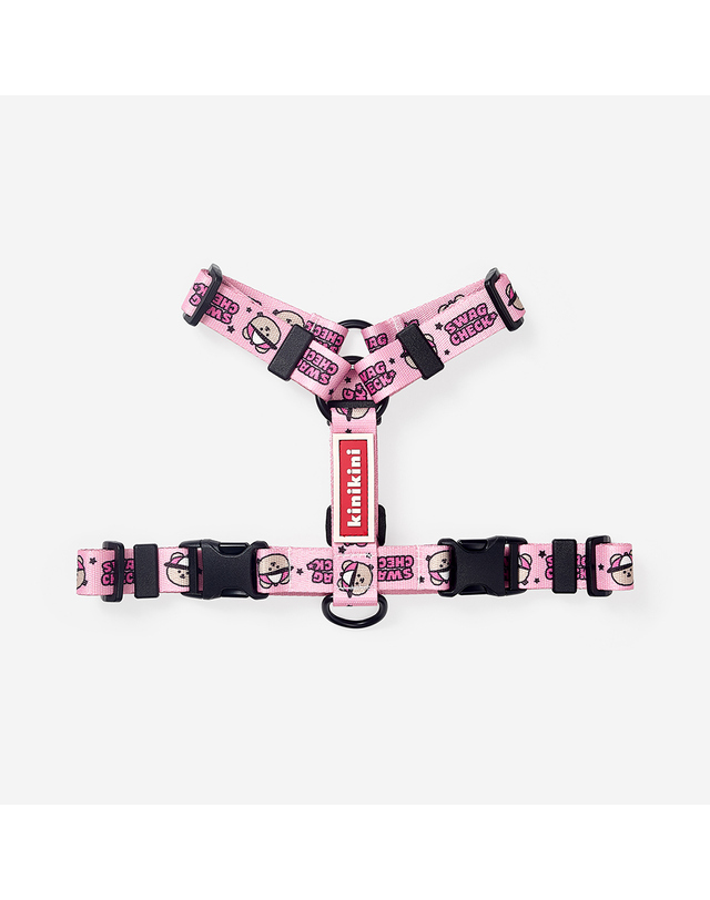 키니키니 [키니키니X어프어프]SWAG COVY H-HARNESS-PINK(하네스-H형) 착용컷