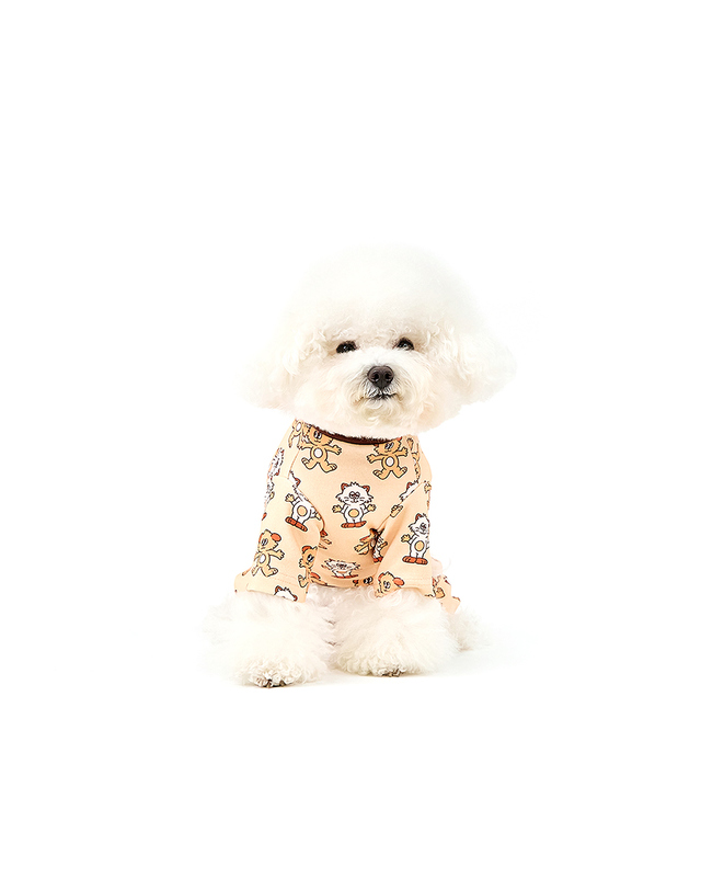키니키니 LEKI AND LENI MOTION PATTERN ALL IN ONE-BEIGE(올인원) 착용컷