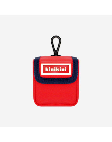 SIGNATURE LOGO SUPPLEX POOP BAG-RED(풉백)