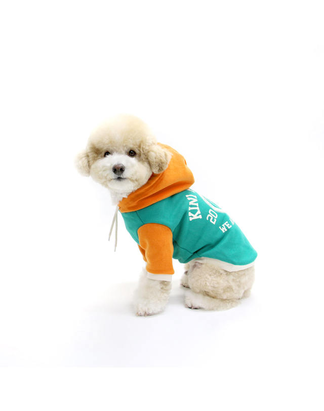 키니키니 WE ARE KINI HOODIE-GREEN(후드) 착용컷