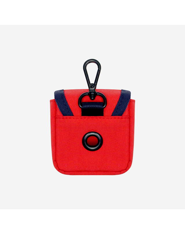키니키니 SIGNATURE LOGO SUPPLEX POOP BAG-RED(풉백) 착용컷