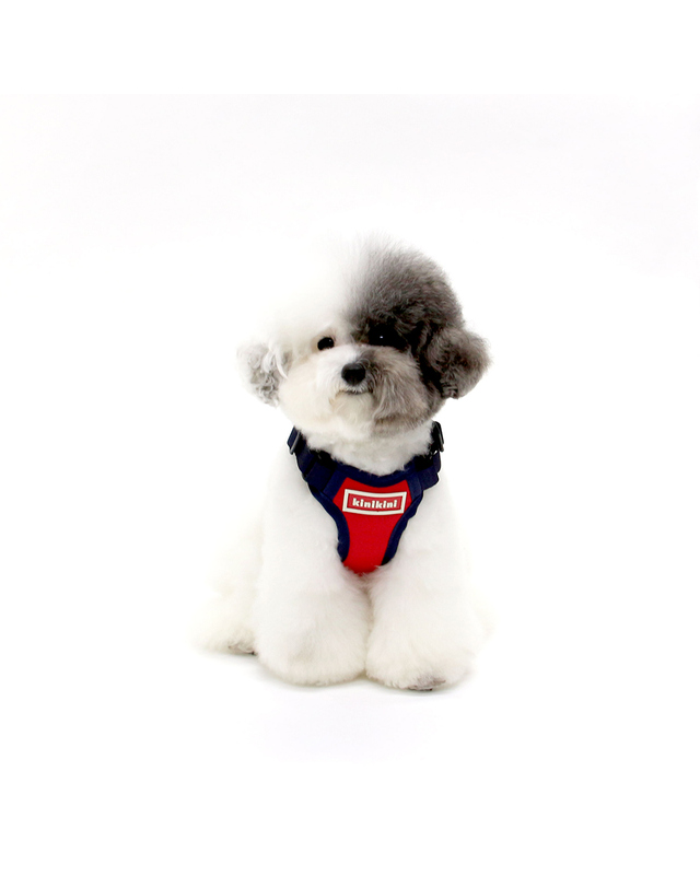 키니키니 SIGNATURE LOGO MESH HARNESS-RED(메쉬하네스) 착용컷