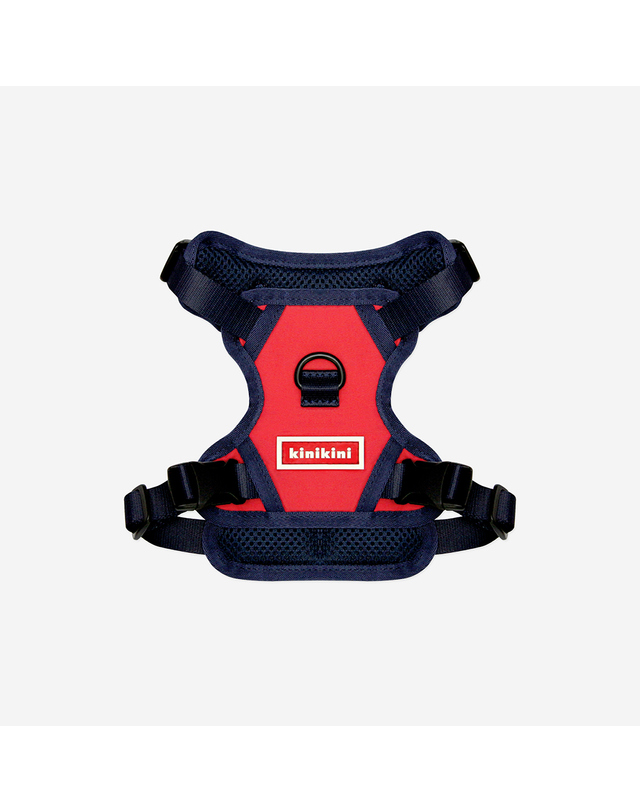 키니키니 SIGNATURE LOGO MESH HARNESS-RED(메쉬하네스) 착용컷
