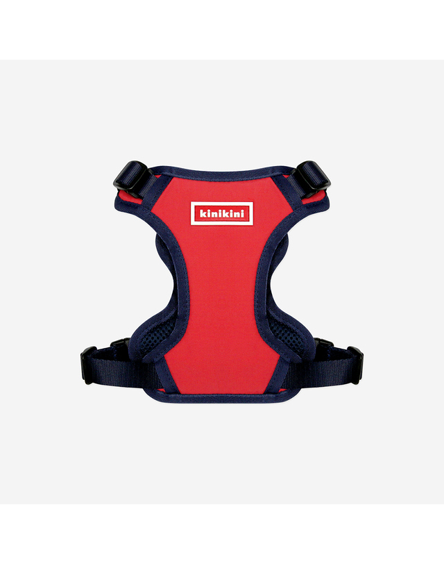 키니키니 SIGNATURE LOGO MESH HARNESS-RED(메쉬하네스) 착용컷