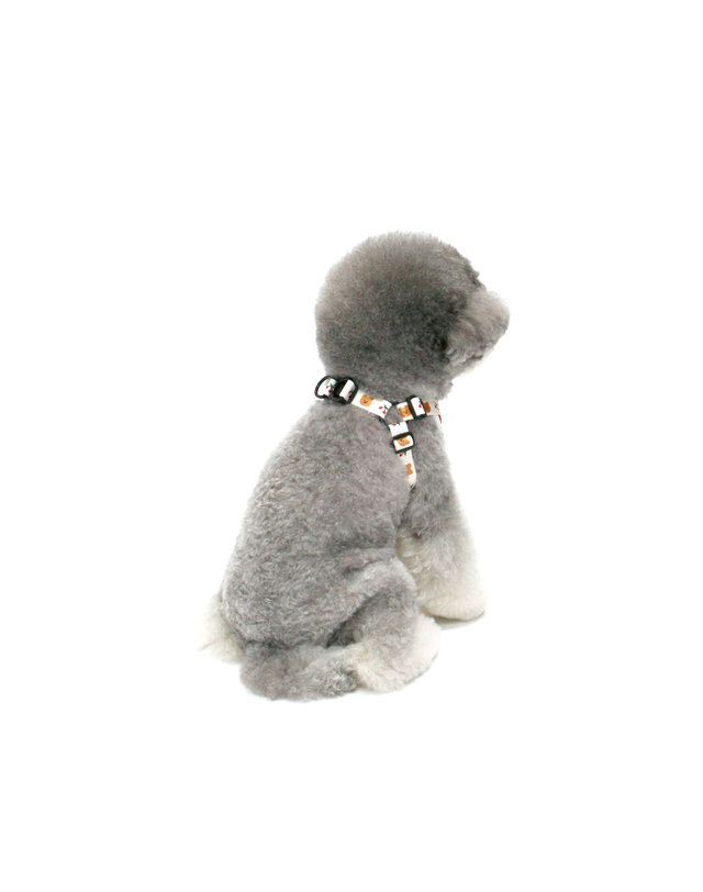 키니키니 DOT CHERRY BEAR MESH HARNESS-IVORY(메쉬하네스) 착용컷