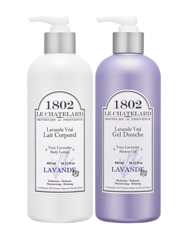르샤트라1802 트루라벤더 바디로션 500ml + 샤워젤 500ml_구매시 샤워젤은 피오니부케로 대체발송 예정 착용컷