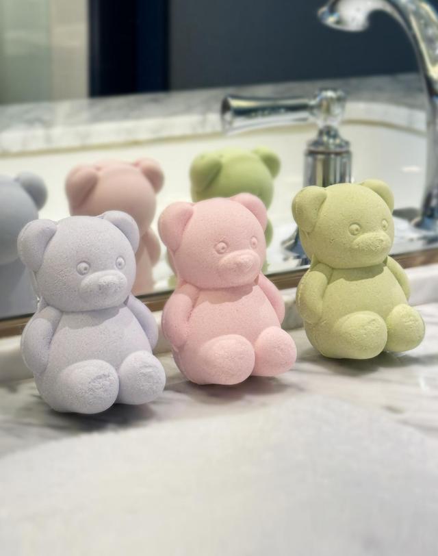 르샤트라1802 부드러운 탄산버블 곰 입욕제 (3개향 中 택 1) 착용컷