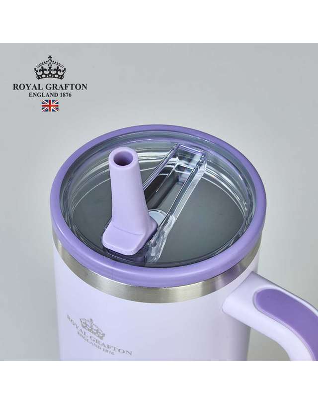 로얄그래프톤 로얄그래프톤 보온/보냉 폴드 스트로우 스텐304 텀블러 1200ml 착용컷
