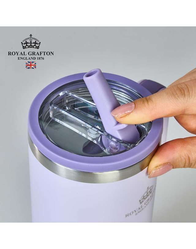 로얄그래프톤 로얄그래프톤 보온/보냉 폴드 스트로우 스텐304 텀블러 900ml 착용컷