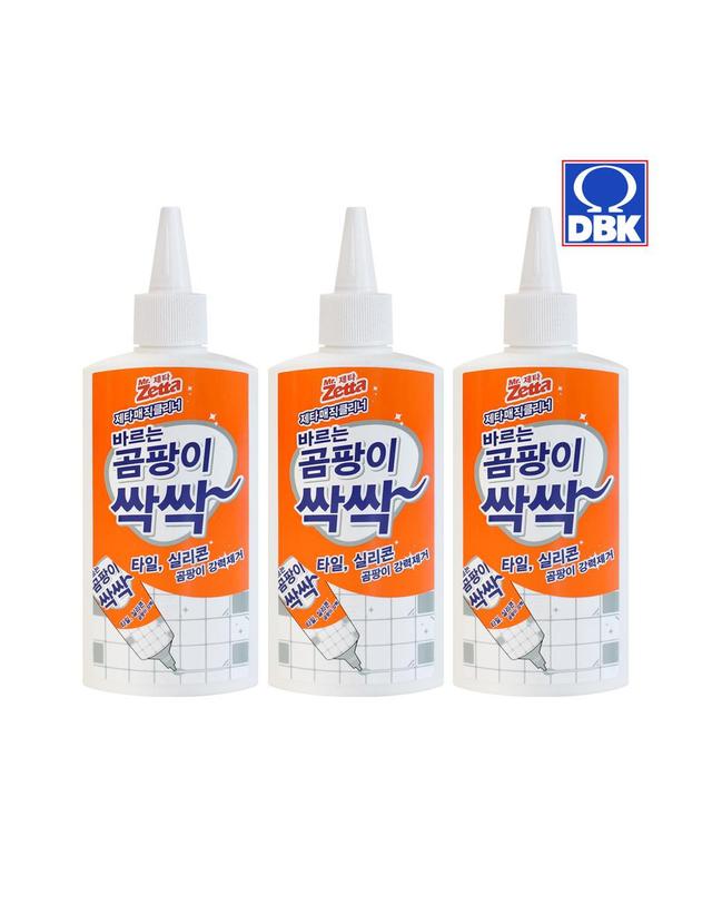 제타 [제타]바르는 강력 타일/실리콘 곰팡이 제거제 200ml 3개 착용컷