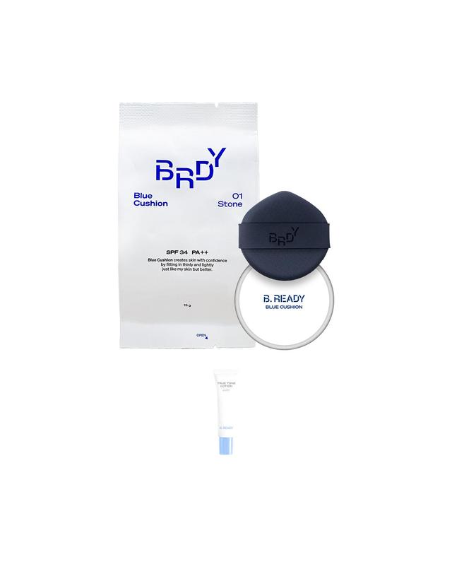 비레디 블루 쿠션 리필 15g (옵션) 착용컷