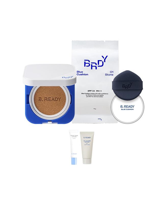 비레디 블루 쿠션 + 리필 15g (옵션) 착용컷