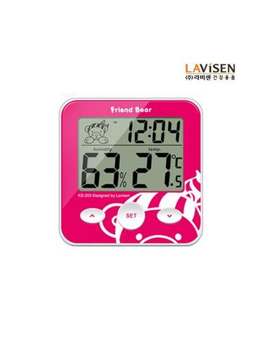 라비센(LAVISEN) 아기곰 디지털 온습도계 KS-203