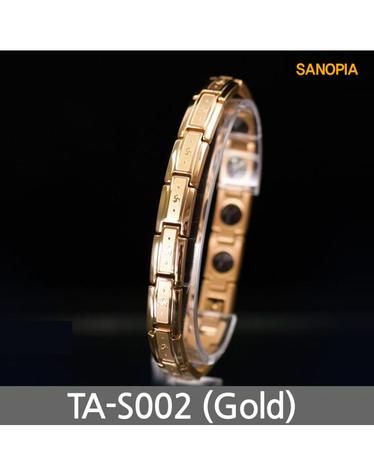 사노피아 게르마늄 티타늄 팔찌 TA-G002 (골드)