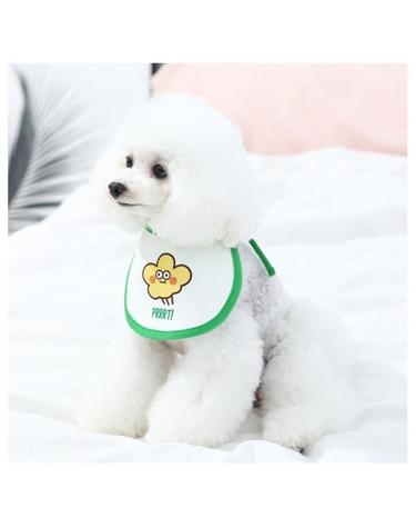 [오드스튜디오] 또또또 강아지스카프 빕 껴또 그린