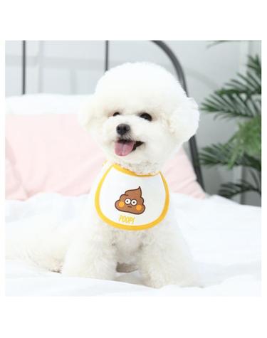 [오드스튜디오] 또또또 강아지스카프 빕 따또 옐로우