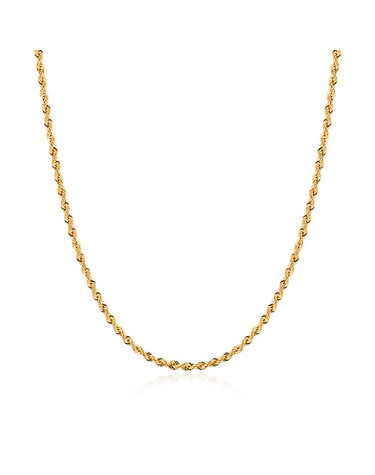 14K 글램 2.3mm 트위스트 이태리 체인 목걸이 IRN40659