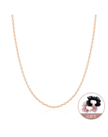 (10월베스트)14K 심플 3푼 각줄 체인 목걸이 NPN25323
