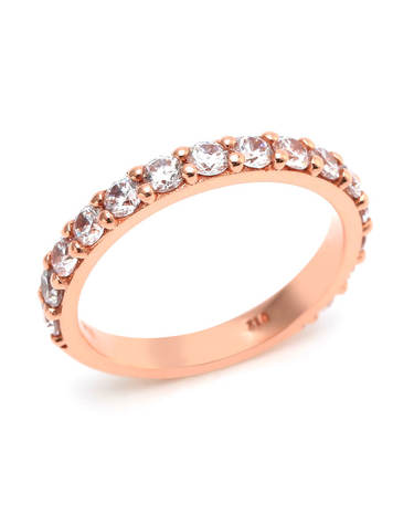 [비앤비골드] 14K 베이직 스톤링 2.5mm 테니스 반지 NPR29475
