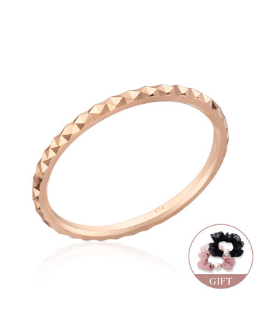 (10월베스트)14K 삼각 컷팅 할로우링 반지 NPR24436