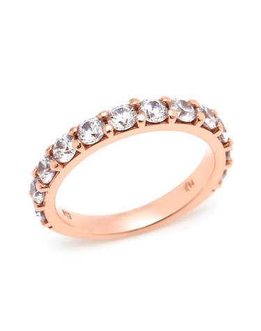 [비앤비골드] 14K 베이직 스톤링 3.0mm 테니스 반지 NPR29476