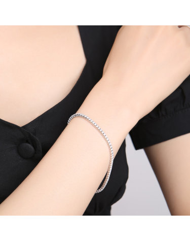 [비앤비골드] 14K 이터니티 모이사나이트 테니스팔찌 1.75mm GTB39126