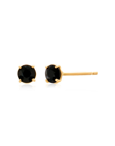 당일발송 14K 에센셜 블랙큐빅 3mm 침귀걸이 한쌍 KNE41976
