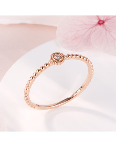 [비앤비골드] 18K 버블 1.5mm 랩그로운 다이아몬드 반지 NPR42378