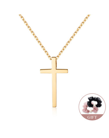 (10월베스트)14K 심플 민자 십자가 펜던트 S NPP40638