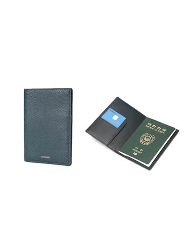 코나모르 [코나모르] 리자드 여권지갑-그린