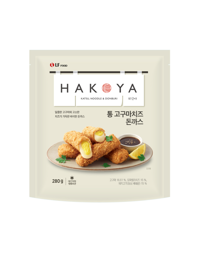 엘에프푸드 하코야 통 고구마치즈돈까스 280g 착용컷