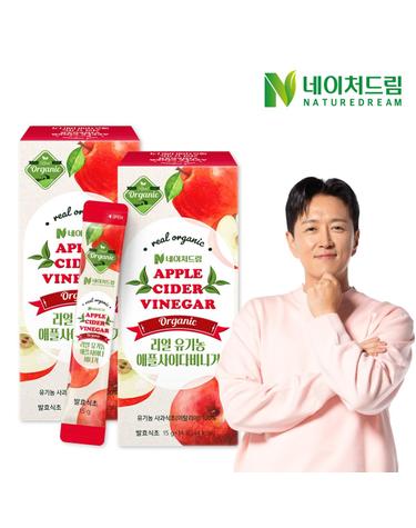유기농 애플사이다비니거 100 15g 14포 2박스/애사비 사과초모식초