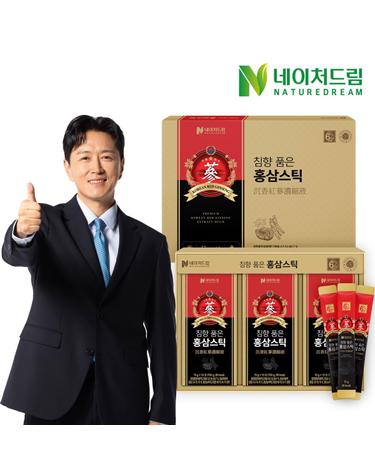 침향 품은 홍삼스틱 15g x 30포 쇼핑백 포함