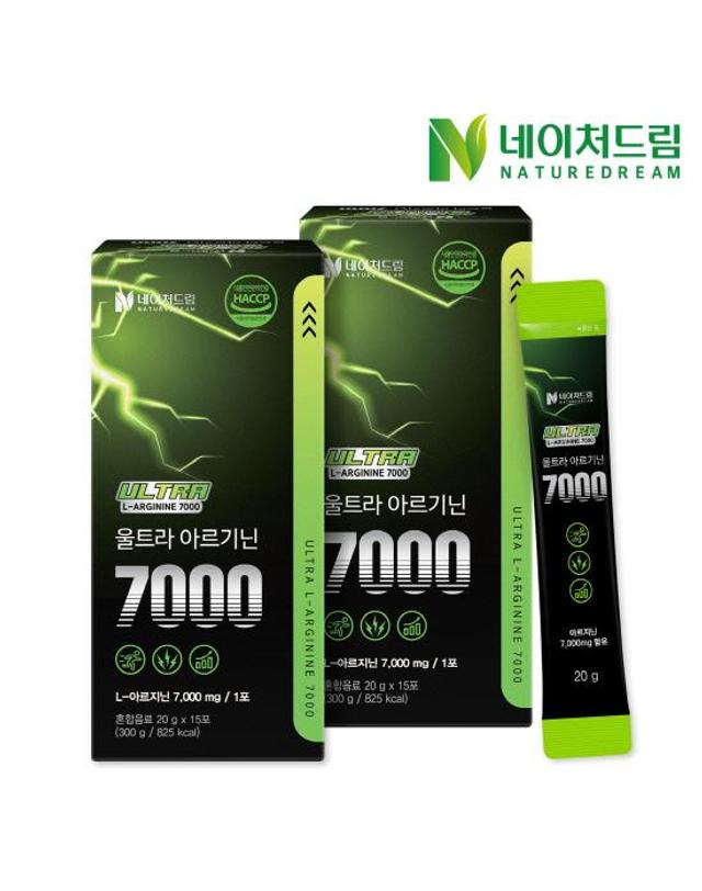 네이처드림 울트라 아르기닌 7000 20g x 15포 x 2세트 착용컷