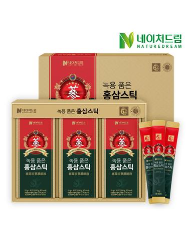녹용 품은 홍삼스틱 15g x 30포 쇼핑백 포함