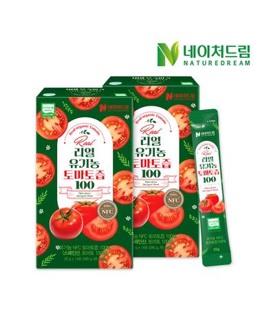 리얼 유기농 토마토즙 100 20g 14포 2박스