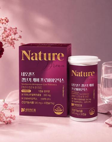 네이처드림 네오퀸즈 갱년기 케어 프로바이오틱스 500 mg x 30캡슐
