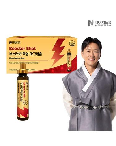 네이처드림 부스터샷 액상 마그네슘 30g 14병 1박스 /마시는 젖산 마그네슘 아연 비타민B