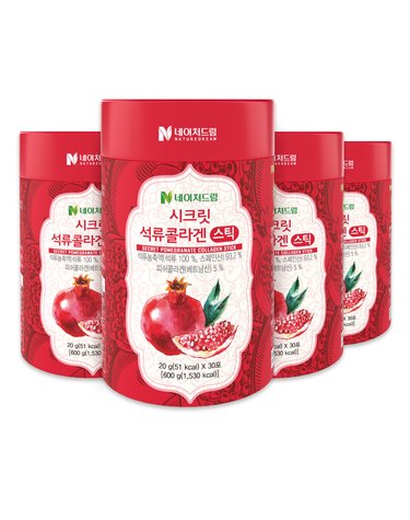 [3+1박스] 시크릿 석류콜라겐스틱 30포 3+1